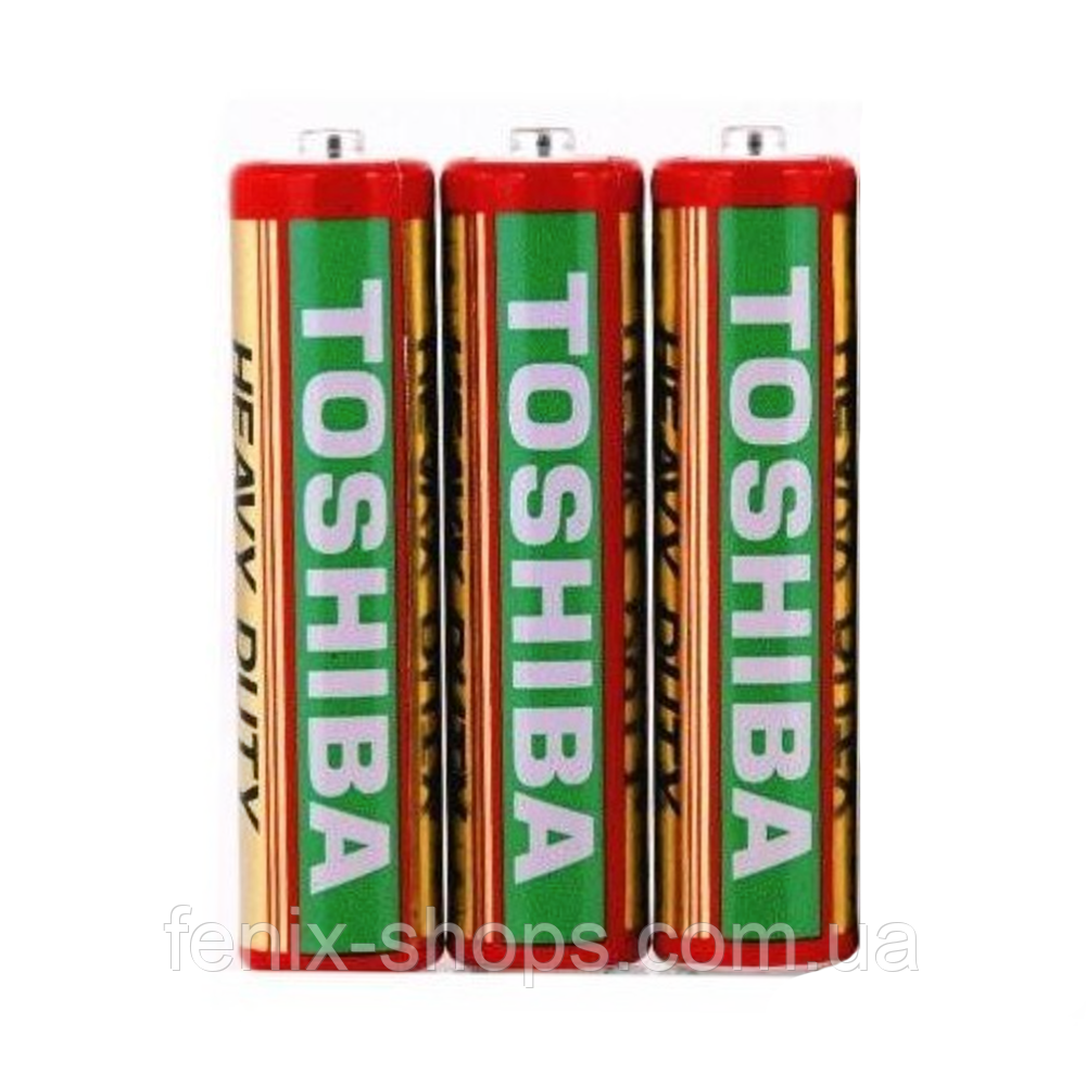 Батарейки пальчикові Toshiba R6 AA КОМПЛЕКТ 3 ШТ