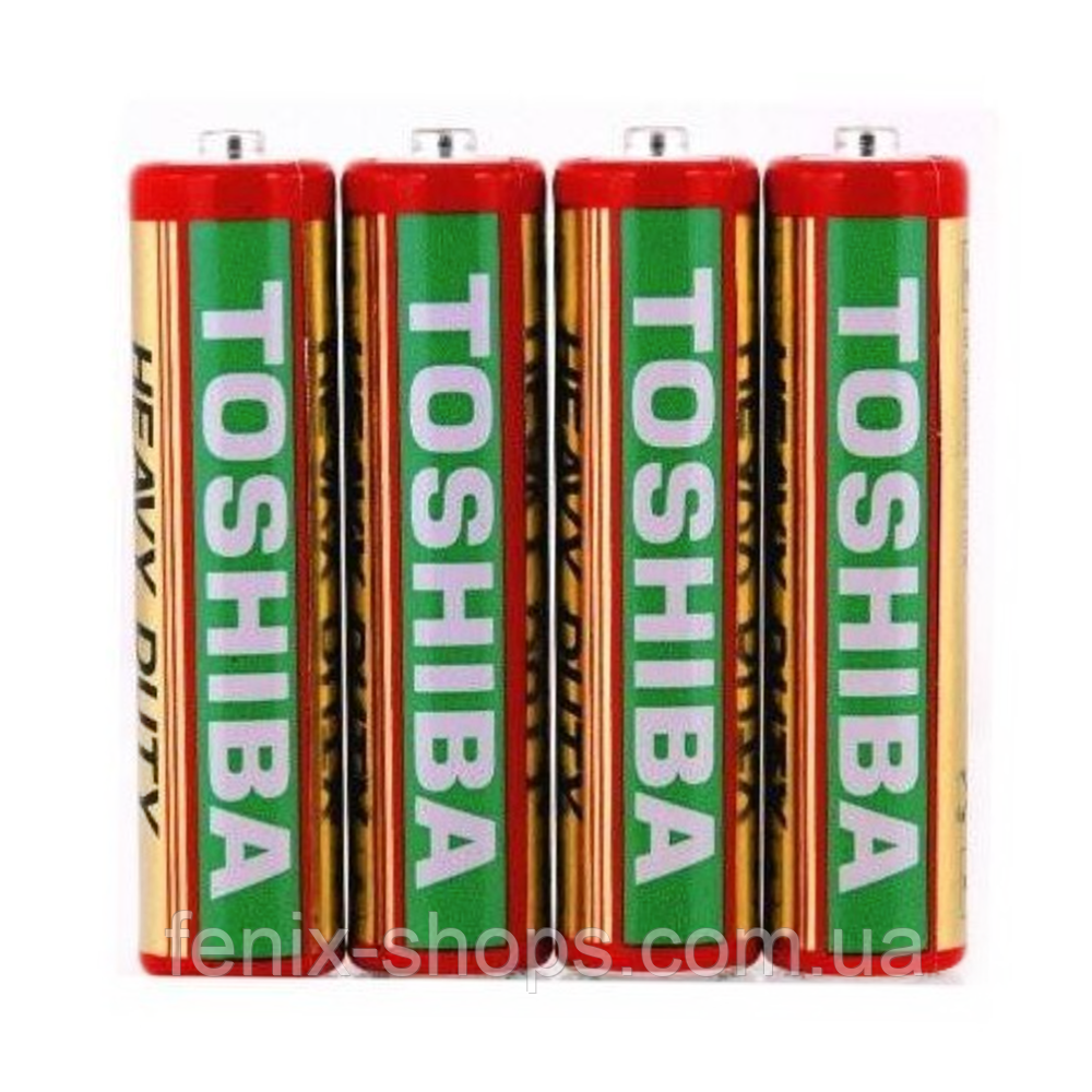 Батарейки пальчикові Toshiba R6 AA КОМПЛЕКТ 4 ШТ