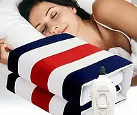 Электропростынь обогреватель 180*150 Одеяло с подогревом electric blanket для дома Электрическая простыня