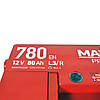 MAXION Premium 80Ah 780A R+ (L3), фото 2