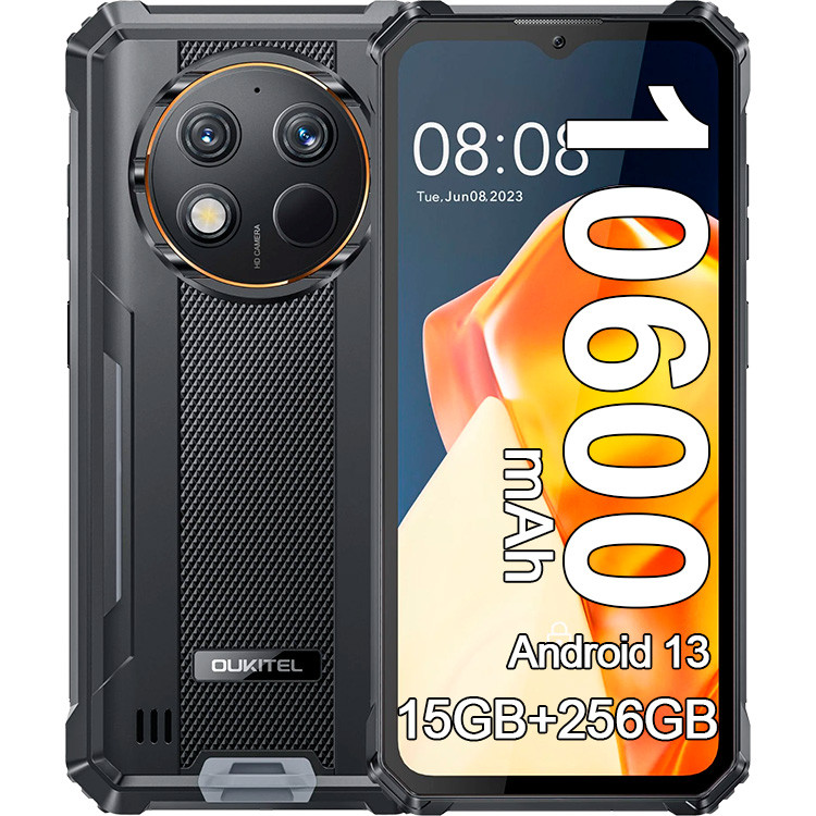 Протиударний телефон водонепроникний Oukitel WP28 8Gb/256Gb 10600mAh