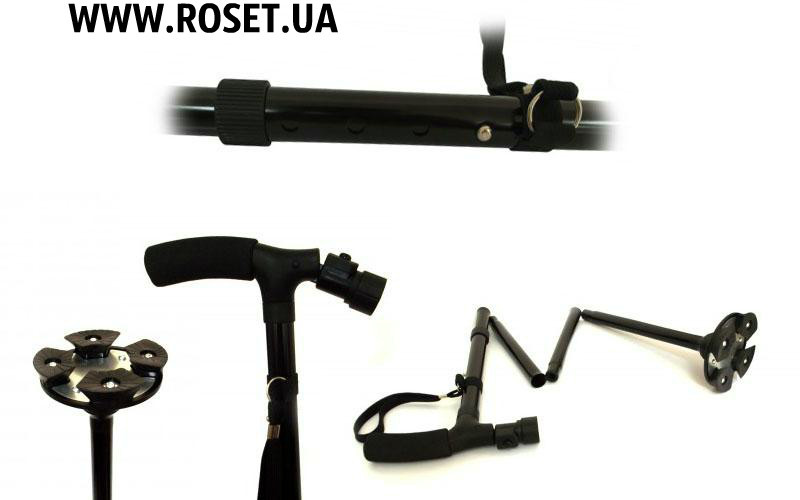 Універсальна шарнірна збірна тростина Ultimate Magic Cane з підсвічуванням