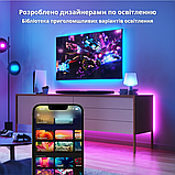 Розумна світлодіодна LED стрічка 3 метри Philips Hue LightStrip Plus V4 Color, Bluetooth, Apple HomeKit (2+1 метр), фото 5