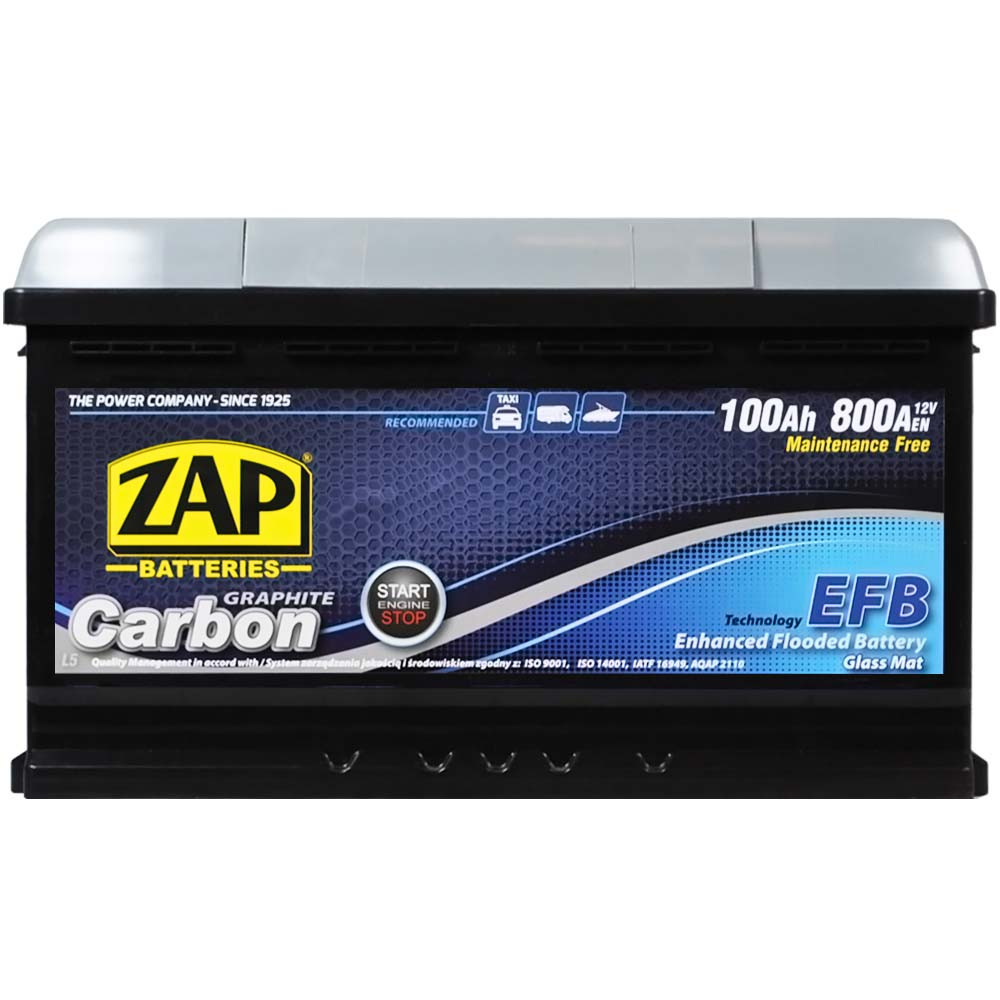 ZAP Carbon EFB 100Аh 800А R+ (600 05) (L5)