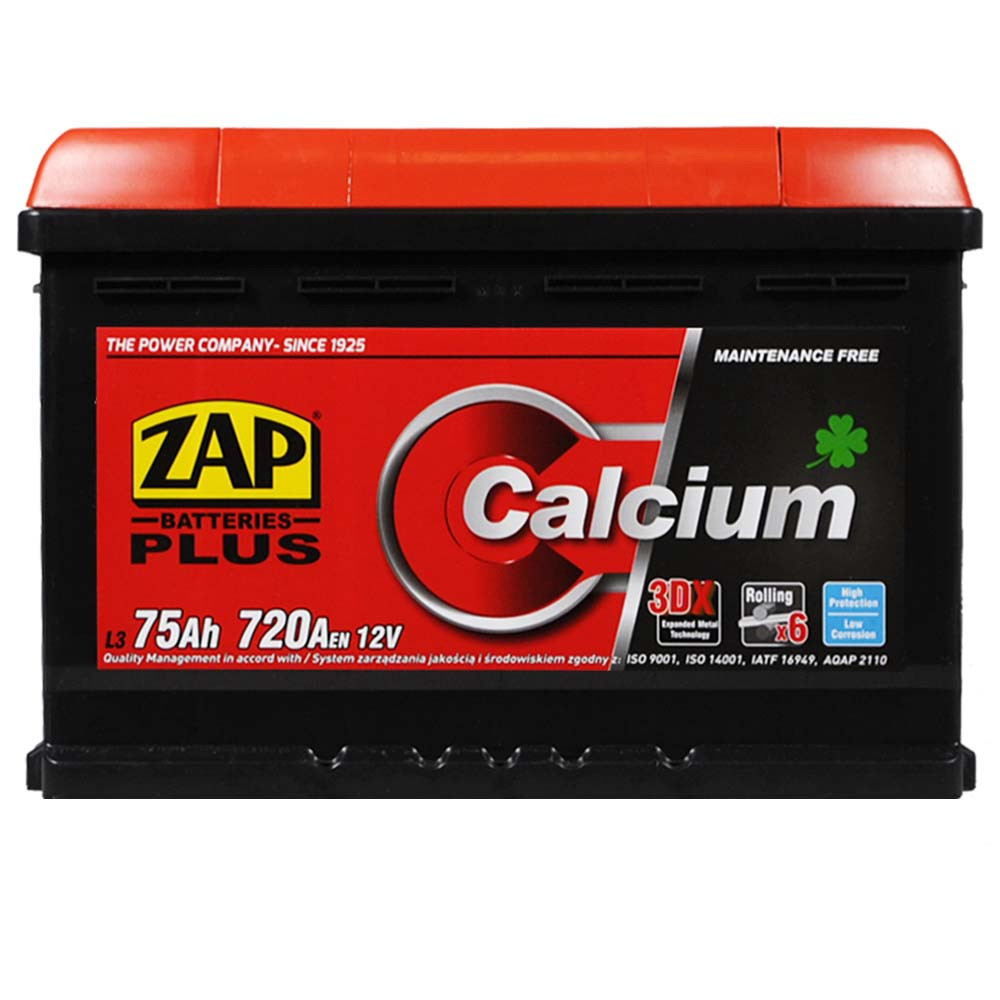 ZAP Plus  75Ah 720A R+ (575 20) (L3)