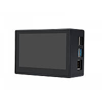 Корпус с экраном Waveshare 4.3" 800×480 LCD IPS Capacitive TS MIPI DSI Raspberry Pi 4B (RJ050)