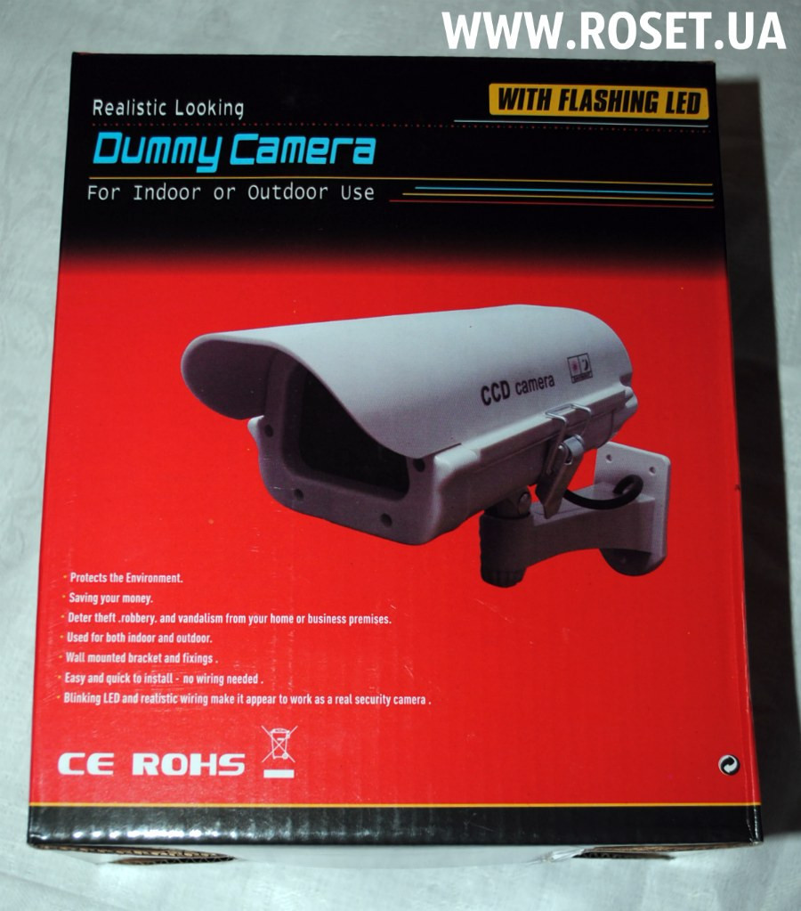 Камера-муляж Looking Dummy Camera With LED Flashing, фото 1