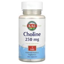 Choline 250 mg KAL, 100 таблеток