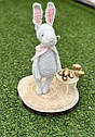 Кролик Річард / Набір для В'язання Іграшки Гачком / Набір для Творчості Амігурумі / Інтер'єрні Іграшки (6665), фото 5