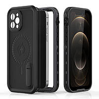 Shellbox DOT Serial Solid Dropproof And Waterproof Case Black For iPhone 12 Pro