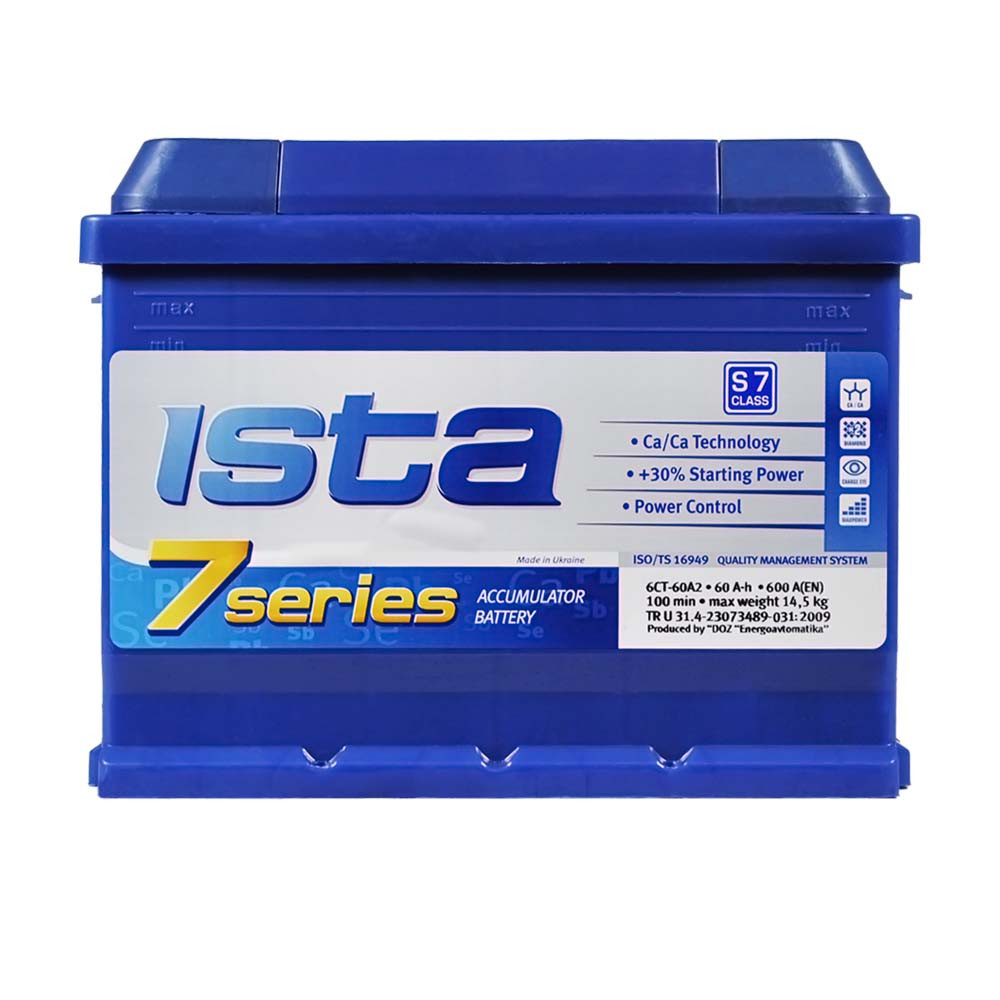 ISTA 7 Series  60Ah 600A R+ (L2)