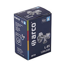 Кран кульовий кутовий подовжений ARCO 1/2"х 3/4 ⁇ 00728, фото 4