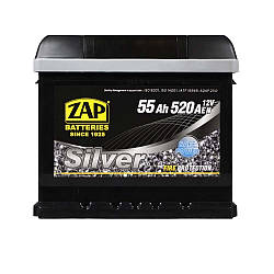 ZAP Silver  55Ah 520A L+ (555 85) (L1)