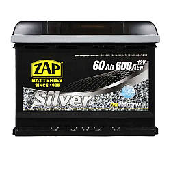 ZAP Silver  60Ah 600A L+ (560 85) (L2)