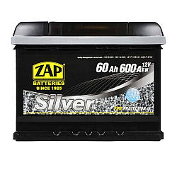ZAP Silver  60Ah 600A R+ (560 83) (L2)