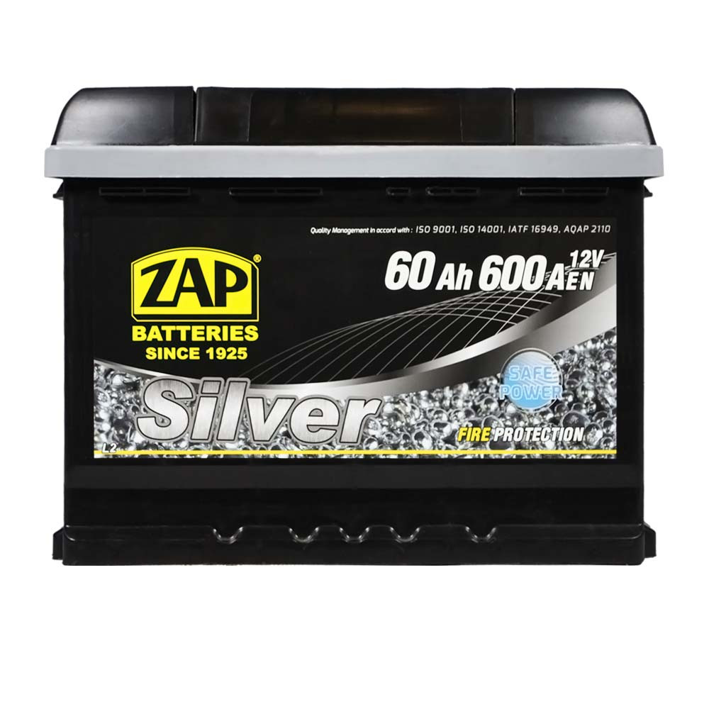 ZAP Silver  60Ah 600A R+ (560 83) (L2)