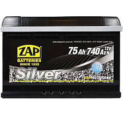 ZAP Silver  75Ah 740A R+  (575 87) (L3B)(h=175)