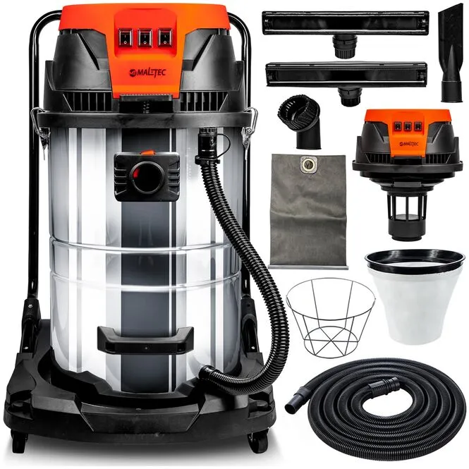 Пилосос для вологого та сухого прибирання 80л - 3000Вт ML3600W, фото 1