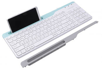 Клавіатура A4Tech Fstyler FK25 (White) USB. Клавіатура Афотек біла з ультратонкими кнопками для ПК