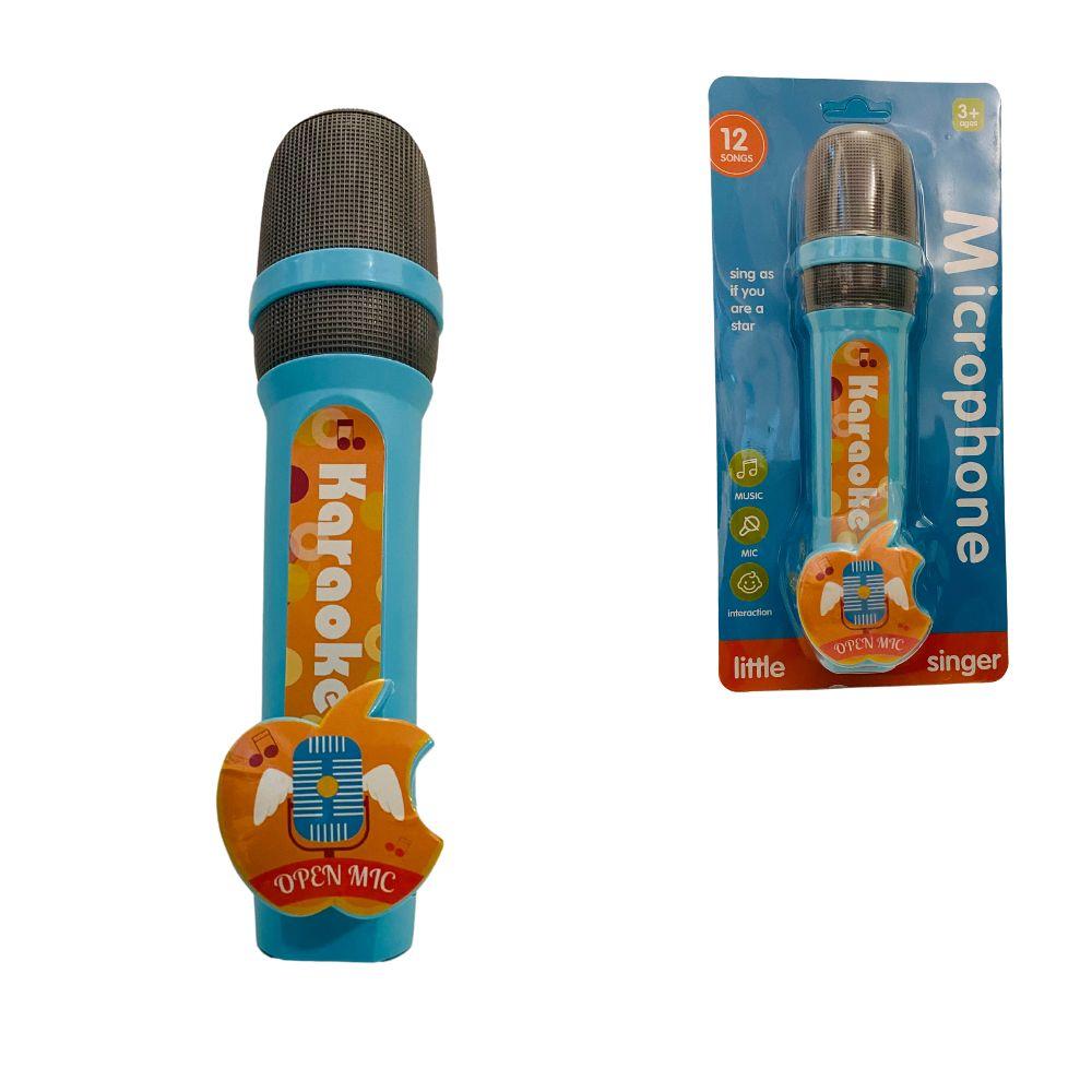 298-4 Мікрофон відтворює різні мелодії, на батарейках, на аркуші, фото 1