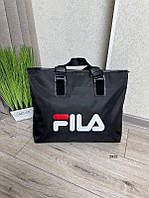 Спортивная сумка Adidas черная, спортивная сумка Адидас, вместительная сумка, шоппер, шопер, сумка в дорогу Fila