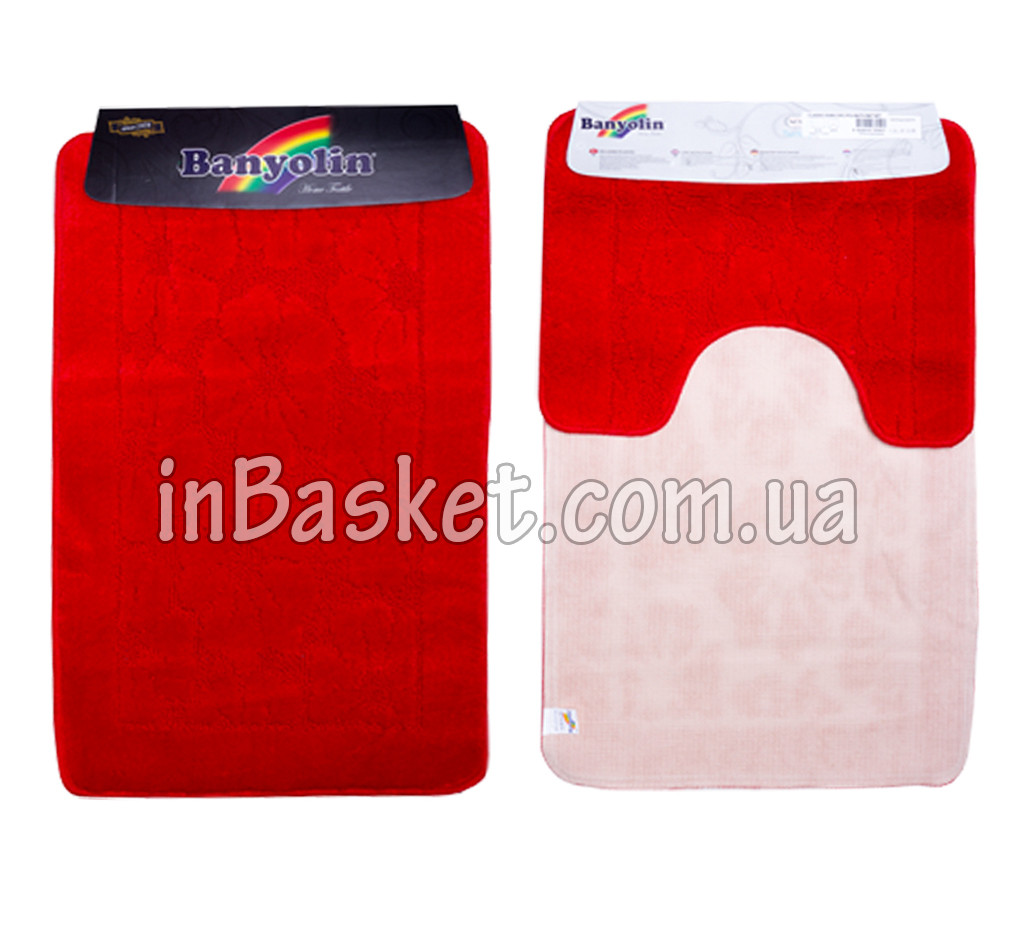 Комплект килимків для ванної "Scarlet floret"