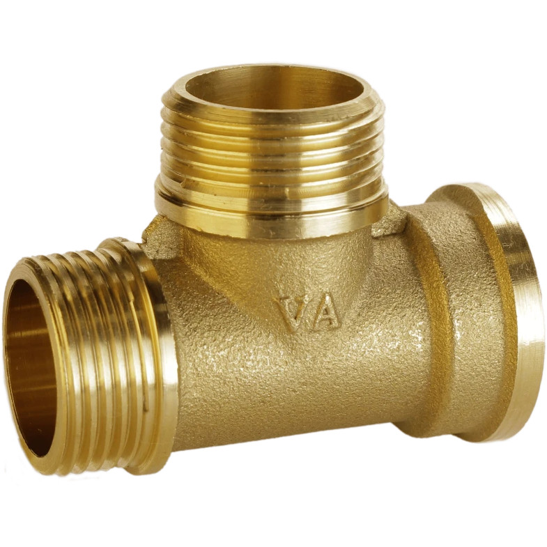 Трійник латунний 1/2 ВР х 1/2 НР х 1/2 НР штампований А0204А VA