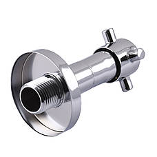 Кран напівобертовий кутовий SOLOMON 1/2"х1/2 ⁇ Retro 7077, фото 3