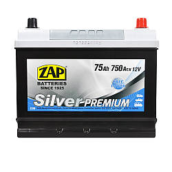 ZAP Silver Premium Asia 75Ah 750A R+ (D26) (575 50)