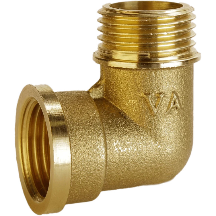 Косинець латунний 3/4 ⁇ ВР х 3/4 ⁇ НР штампований А0120-1А