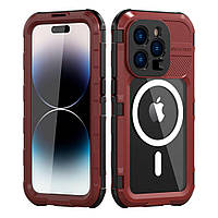 Shellbox M Waterproof Case Red + Black For iPhone 14