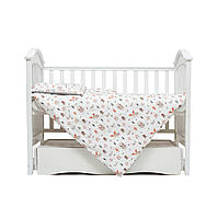 Змінна постіль 4 ел Twins Zoo, grey, сірий