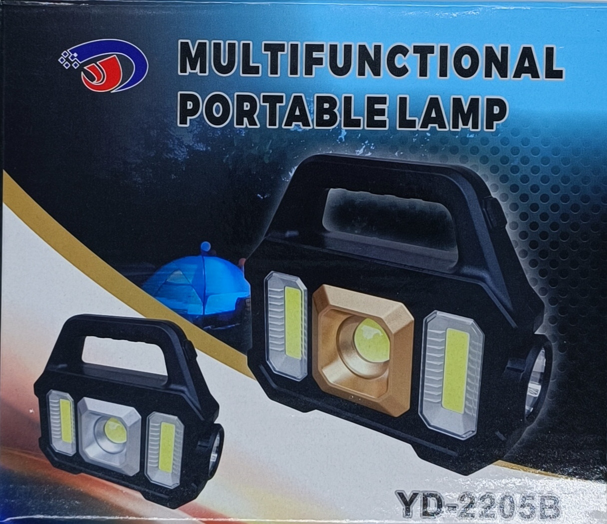 Багатофункціональний ліхтар 3-в-1 | Повербанк + сонячна панель, яскраве світло, для дому та походу