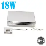 LED світильник накладний квадратний 18W 5000К SILVER, фото 3