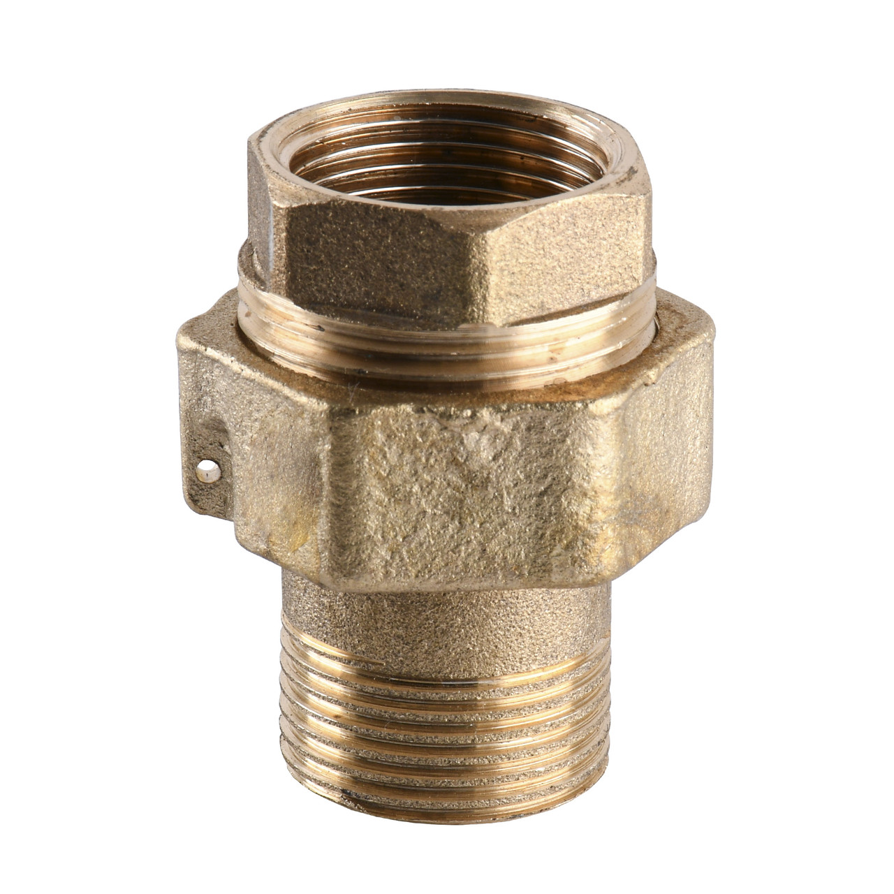 Згін американка пряма латунна 3/4 ВР х 3/4 НР литейна з паранітовою прокладкою 1503Б