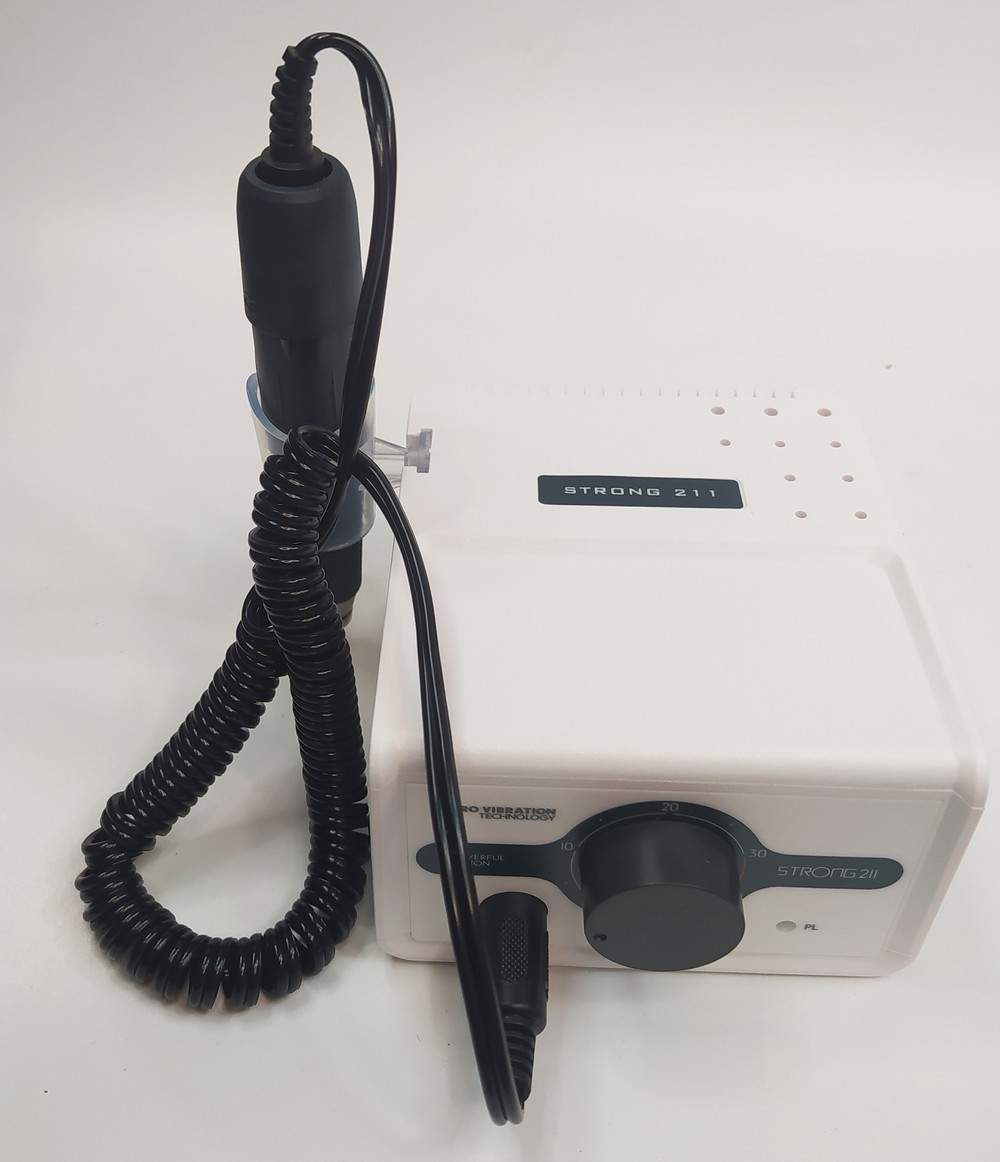 Фрезер для манікюру та педикюру Strong 211 з ручкою H400 64Вт 37 000 об/хв, фото 1