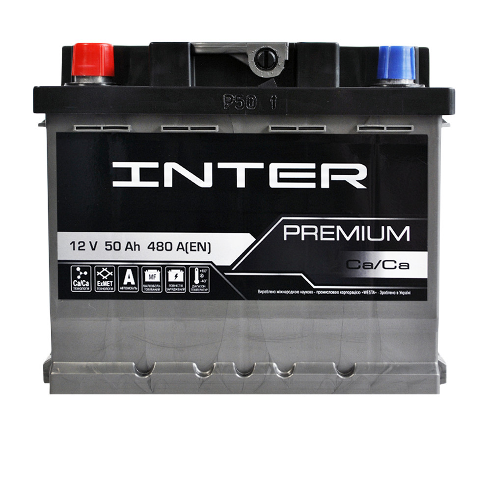 INTER Premium  50Ah 480A L+ (L2B)