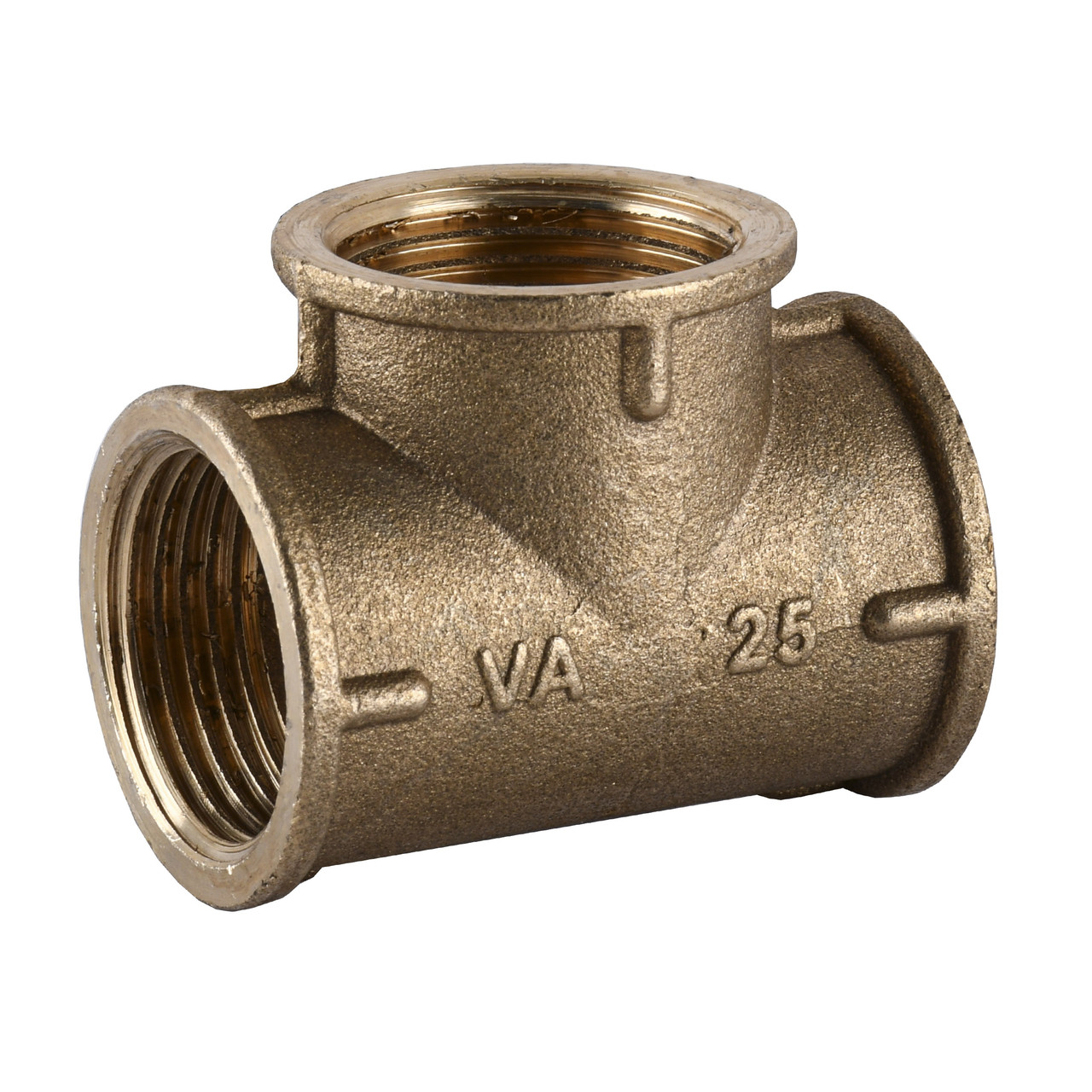 Трійник латунний 1 ⁇ ВР х 1 ⁇ ВР х 1 ⁇ ВР литейний А0218А