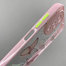 Чохол для Motorola G22 чохол з метеликами із захистом камери на телефон моторола г22 рожевий a0i, фото 3