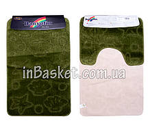 Комплект килимків для ванної "Herbal sea life"