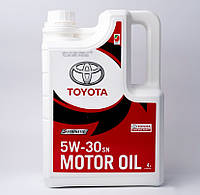 Фирменное моторное масло для бензиновых двигателей Toyota Fully Synthetic 5W-30 4 л