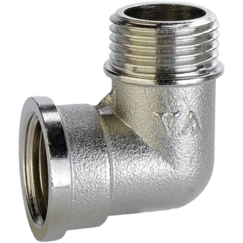 Куточок нікельований 3/4 ВР х 3/4 НР штампований А0120-1А (нк) VA