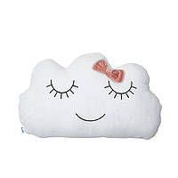 Бампер — подушка Twins Cloud, nude, пудра