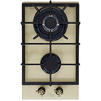 Варильна поверхня газова бежева дві конфорки, Турбогіречка, Газ-контроль, Німеччина — Luxor PGM BG1