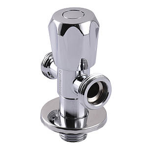 Кран вентильний кутовий Professional 1/2″X1/2″X3/4″ NV-QP555, фото 3