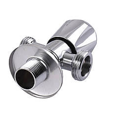 Кран вентильний кутовий Professional 1/2″X1/2″X3/4″ NV-QP555, фото 4