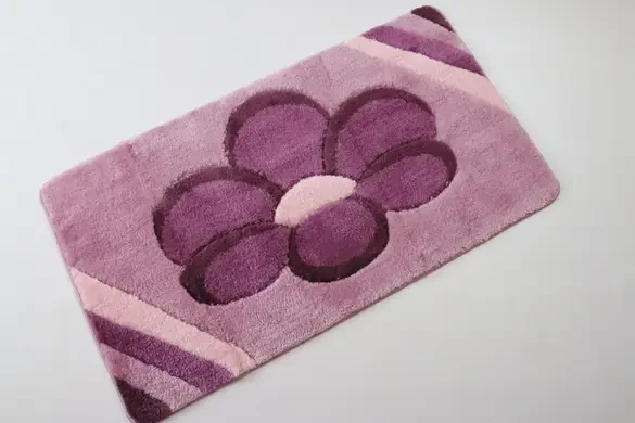 Килимок для ванної кімнати Ultra Vonaldi 66x120 см Фіолетовий
