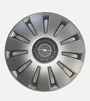 Ковпаки 15" "REX" Silver "Україна" (гнучкі) - з логотипом "Opel"
