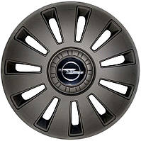 Ковпаки 16" "REX" Grafit "Україна" (гнучкі) - з логотипом "Opel"