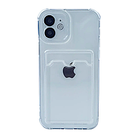 Чехол с карманом для карт Wave Pocket Case для iPhone 11